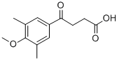 Structure of 4-(3,5-DIMETHYL-4-METHOXYPHENYL)-4-OXOBUTYRIC ACID