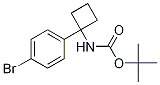 Structure of Tert-Butyl1-(4-Bromophenyl)cyclobutylcarbamate