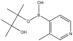 Structure of 3-METHYLPYRIDINE-4-BORONIC ACID PINACOL ESTER
