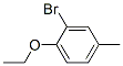 Structure of BENZENE, 2-BROMO-1-ETHOXY-4-METHYL-