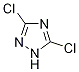 Structure of 1H-1,2,4-triazole, 3,5-dichloro-