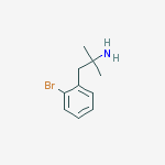 Benzeneethanamine, 2-bromo-?,?-dimethyl-结构式