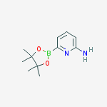 Structure of 6-AMINOPYRIDINE-2-BORONIC ACID PINACOL ESTER