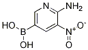 Structure of 3-nitro-5-(4,4,5,5-tetramethyl-1,3,2-dioxaborolan-2-yl)pyridin-2-amine