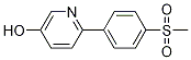 5-Hydroxy-2-(4-methylsulfonylphenyl)pyridine结构式