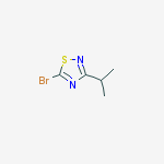 Structure of 5-Bromo-3-isopropyl-1,2,4-thiadiazole