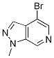 4-溴-1-甲基-1H-吡唑并[3,4-C]吡啶结构式