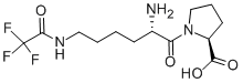 Structure of L-Proline,N6-(2,2,2-trifluoroacetyl)-L-lysyl-