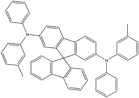 N,N'-双(3-甲基苯基)-N,N'-二苯基-9,9-螺二芴-2,7-二胺结构式