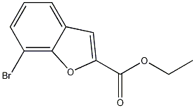 Structure of 7-Bromo-2-Benzofurancarboxylic acid ethyl ester
