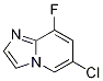 6-Chloro-8-fluoroimidazo[1,2-a]pyridine结构式