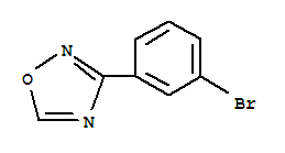 Structure of 1,2,4-Oxadiazole,3-(3-bromophenyl)-