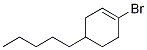 Structure of 1-BROMO-4-PENTYLCYCLOHEX-1-ENE