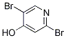 2,5-DibroMopyridin-4-ol结构式