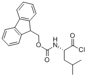 Structure of FMOC-L-LEUCYL CHLORIDE