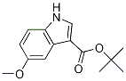 Structure of tert-butyl 5-Methoxyindole-3-carboxylate