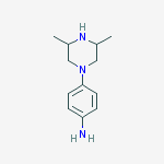 Structure of rel-4-((3S,5R)-3,5-Dimethylpiperazin-1-yl)aniline
