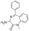 3-AMINO-1-METHYL-5-PHENYL-1,3-DIHYDRO-BENZO[E][1,4]DIAZEPIN-2-ONE结构式