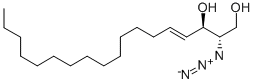 Chemical structure of (2S,3R,4E)-2-AZIDO-4-OCTADECENE-1,3-DIOL
