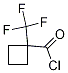 Structure of Cyclobutanecarbonyl chloride, 1-(trifluoroMethyl)-