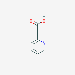 Structure of 2-Methyl-2-pyridin-2-ylpropanoic acid