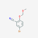 Structure of 5-Bromo-2-(methoxymethoxy)benzonitrile