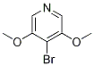 Structure of 4-BroMo-3,5-diMethoxy-pyridine