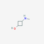 (1s,3s)-3-(MethylaMino)cyclobutan-1-ol结构式