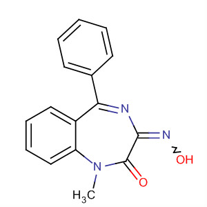 Structure of 1H-1,4-Benzodiazepine-2,3-dione, 1-methyl-5-phenyl-, 3-oxime
