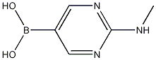 Structure of 2-(Methylamino)pyrimidin-5-ylboronic acid