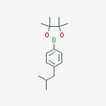 Structure of 4-ISOBUTYLPHENYLBORONIC ACID, PINACOL ESTER