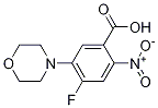 Structure of 4-Fluoro-5-Morpholino-2-nitrobenzoic Acid