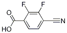 4-Cyano-2,3-difluorobenzoic acid结构式