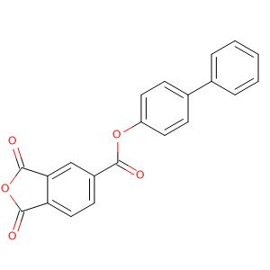 Structure of 5-Isobenzofurancarboxylic acid, 1,3-dihydro-1,3-dioxo-,[1,1'-biphenyl]-4,4'-diyl ester