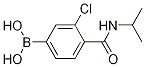 Structure of 3-Chloro-4-(isopropylcarbaMoyl)benzeneboronic acid, 97%