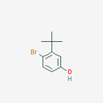 4-bromo-3-tert-butylphenol结构式