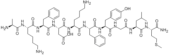 Structure of SHARK SUBSTANCE P RELATED PEPTIDE