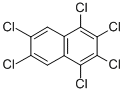 1,2,3,4,6,7-HEXACHLORONAPHTHALENE结构式