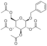 Structure of BENZYL 2,3,4,6-TETRA-O-ACETYL-BETA-D-GLUCOPYRANOSIDE