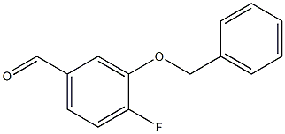Benzaldehyde, 4-fluoro-3-(phenylmethoxy)-结构式