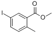 Structure of BENZOIC ACID, 5-IODO-2-METHYL-, METHYL ESTER