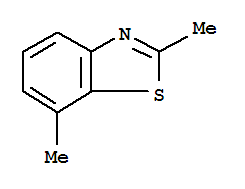 Structure of Benzothiazole,2,7-dimethyl-