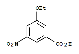Benzoic acid,3-ethoxy-5-nitro-结构式