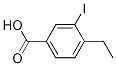 4-ethyl-3-iodobenzoic acid结构式