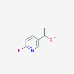 1-(6-FLUOROPYRIDIN-3-YL)ETHANOL结构式
