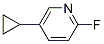 Structure of 5-cyclopropyl-2-fluoropyridine