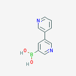Structure of (5-pyridin-3-ylpyridin-3-yl)boronic Acid