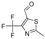 Structure of 2-methyl-4-(trifluoromethyl)-1,3-thiazole-5-carbaldehyde