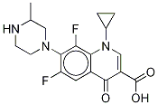 Structure of 8-Demethoxy-8-fluoro Gatifloxacin