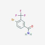4-bromo-3-(trifluoromethyl)benzamide结构式